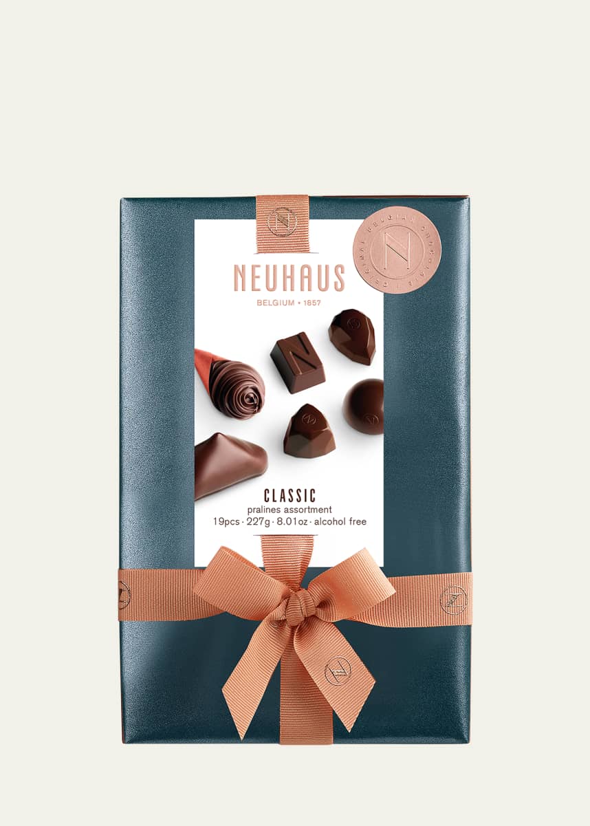 Neuhaus Chocolate All Dark Ballotin 19-Piece Chocolate, 1/2lb