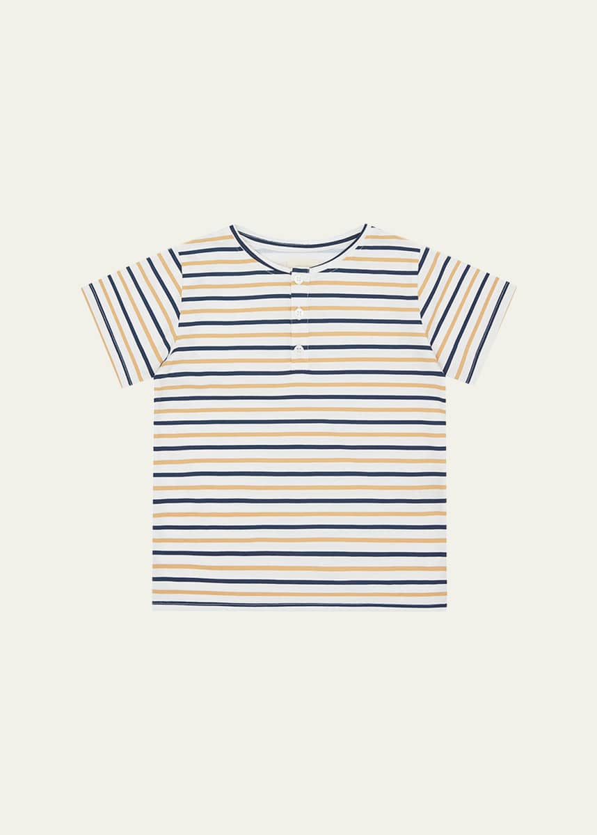 Vild - House of Little Kid's Cotton Henley Shirt, Size 1-6
