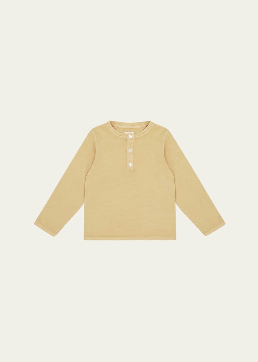 Vild - House of Little Kid's Cotton Henley Shirt, Size 1-6