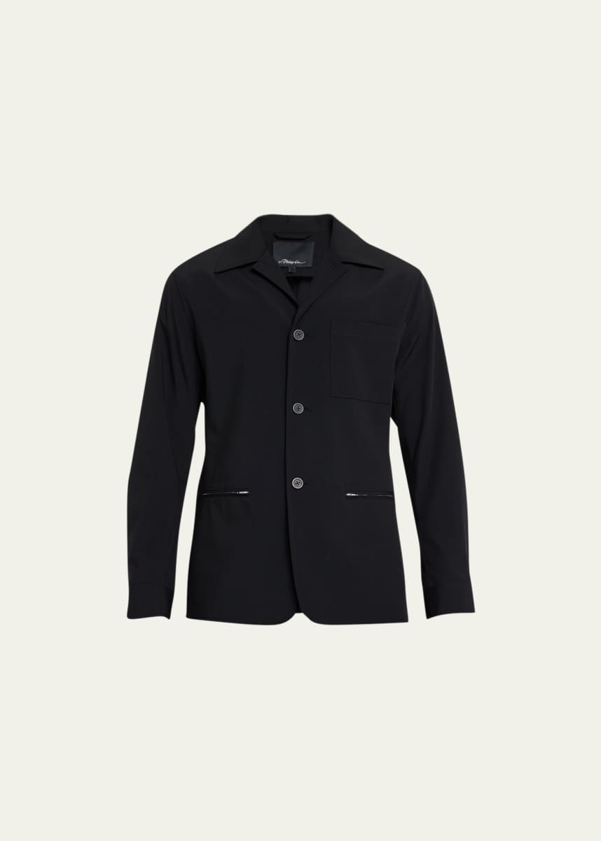 3.1 Phillip Lim Men's Zip-Pocket Work Jacket