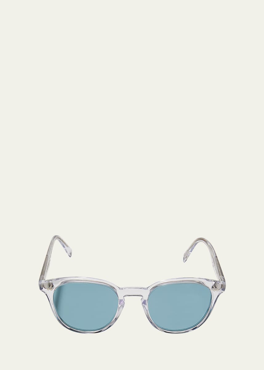 Oliver Peoples Men's Desmon Sun Round Acetate Sunglasses