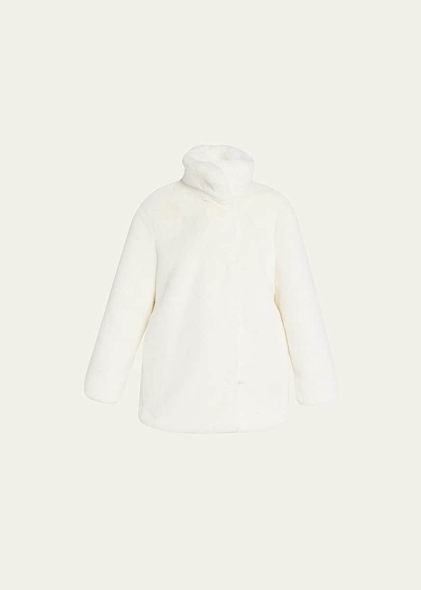 Akris punto Faux-Fur Short Jacket