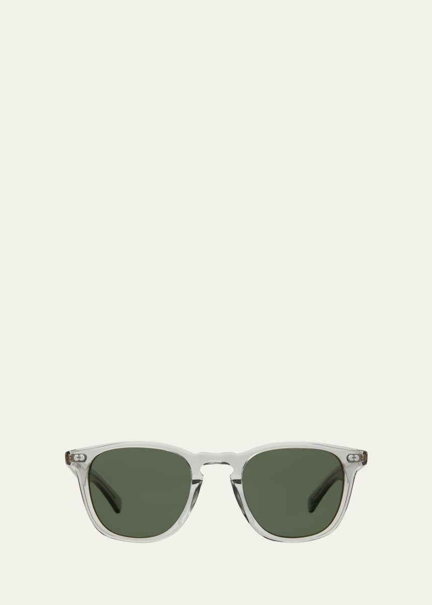Garrett Leight Men's Brooks x Sun Keyhole-Bridge Square Sunglasses