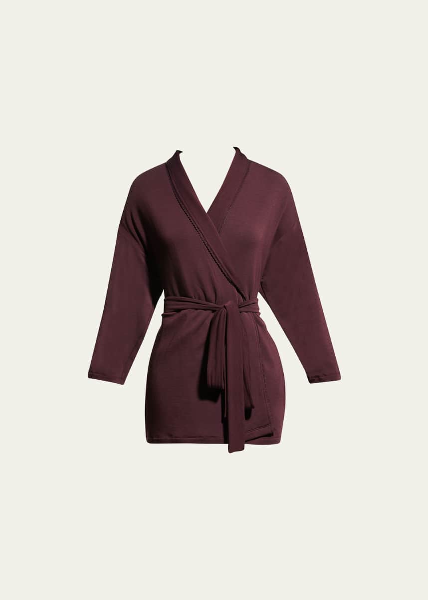 Andine Pascal Lace-Trim Mini Robe