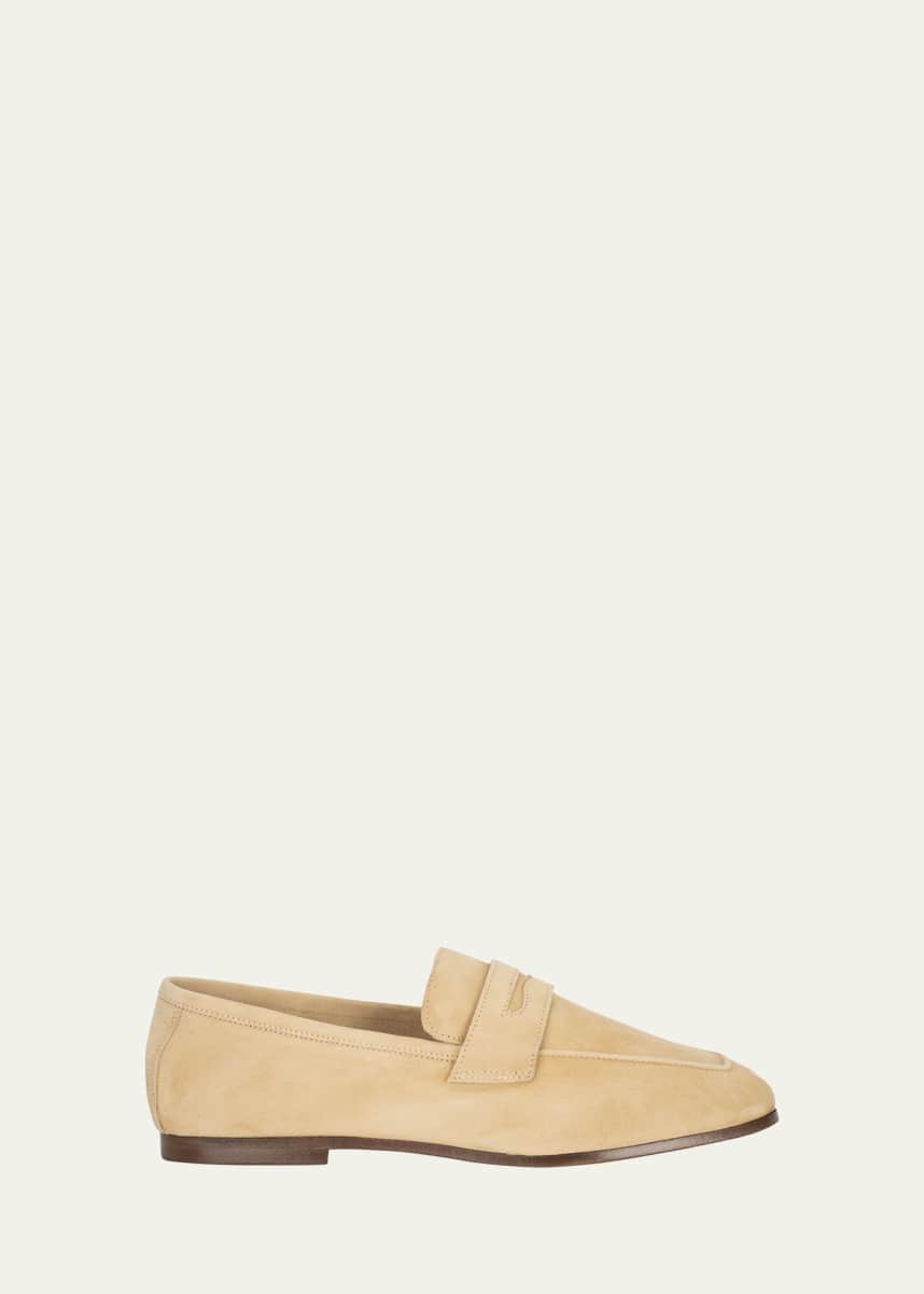 Sophique Essenziale Classic Suede Penny Loafers