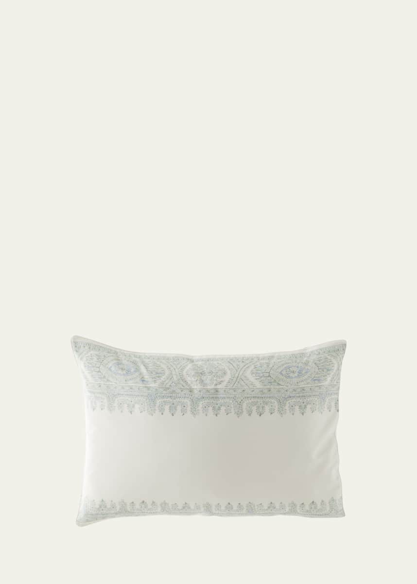 King/20 x 36, The Pillow Collection Blaise Geometric Bedding Sham Green