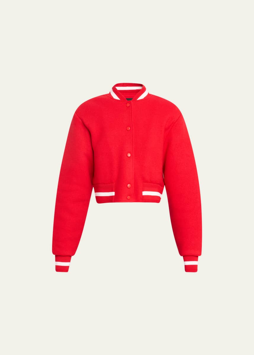 Designer shop red jacket