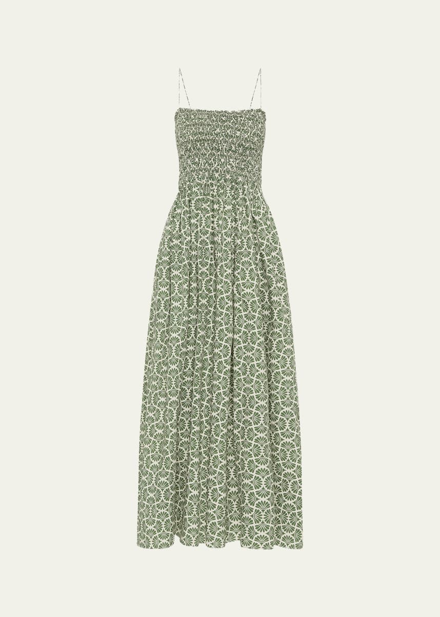 Matteau Shirred Bodice Maxi Dress