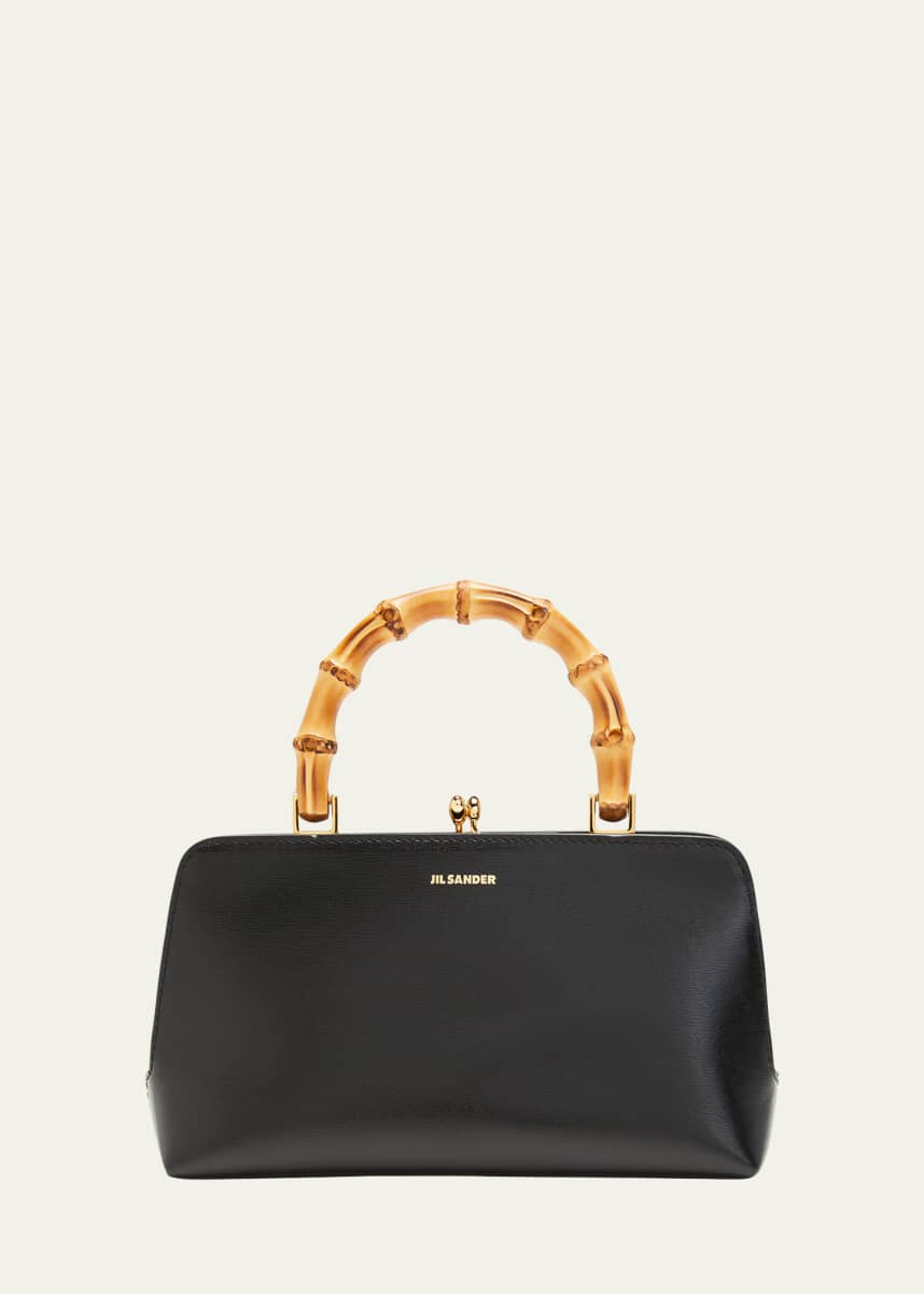 Jil Sander Goji Mini Bamboo Top-Handle Bag