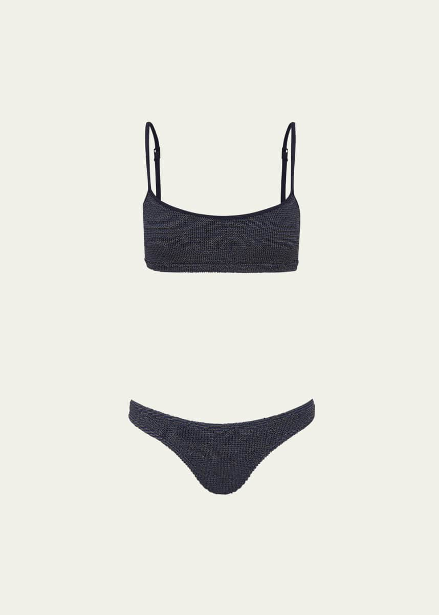 SIR. Francois Ruched Balconette Bikini Top