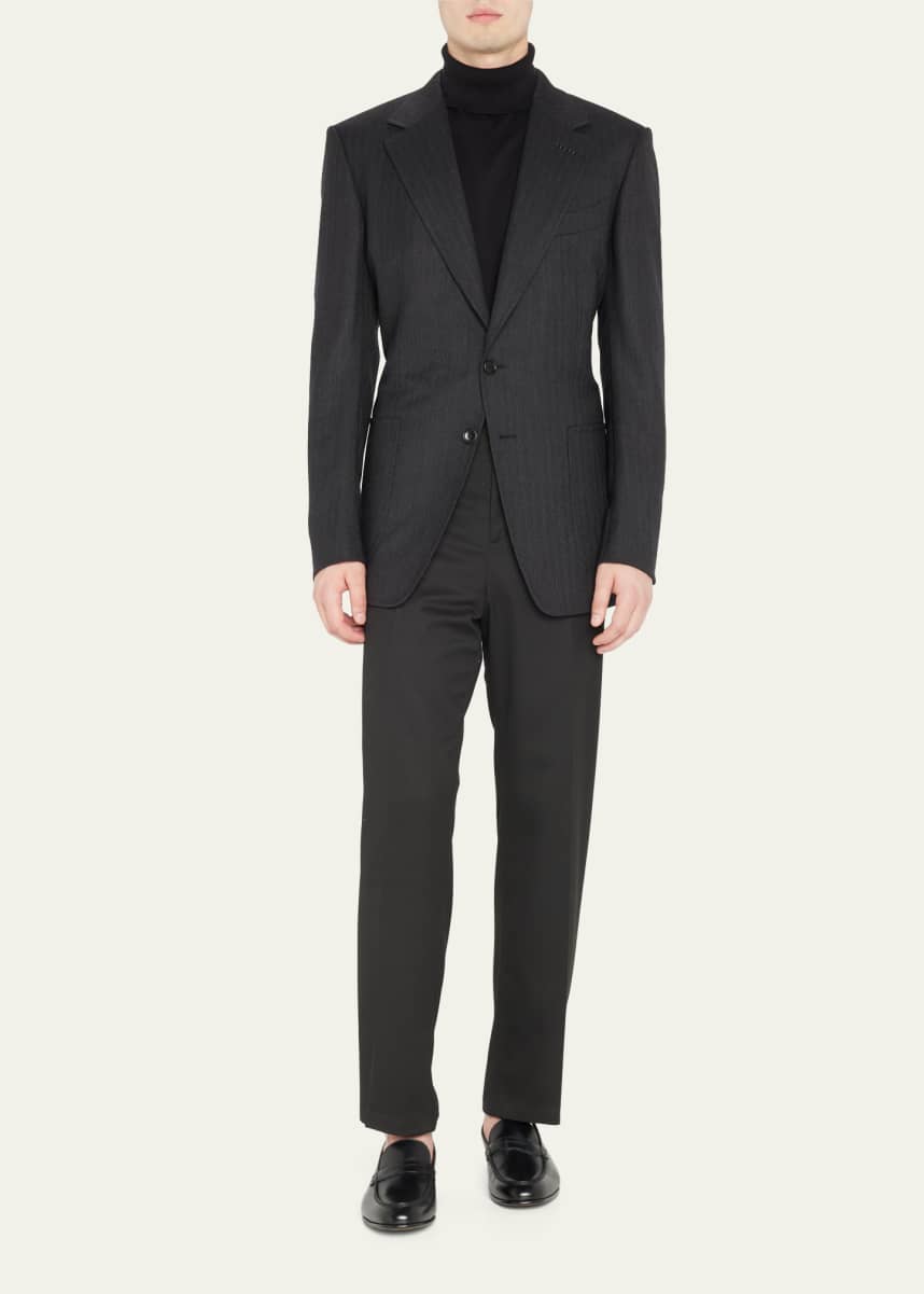 TOM FORD Men's Shelton Herringbone Dinner Jacket