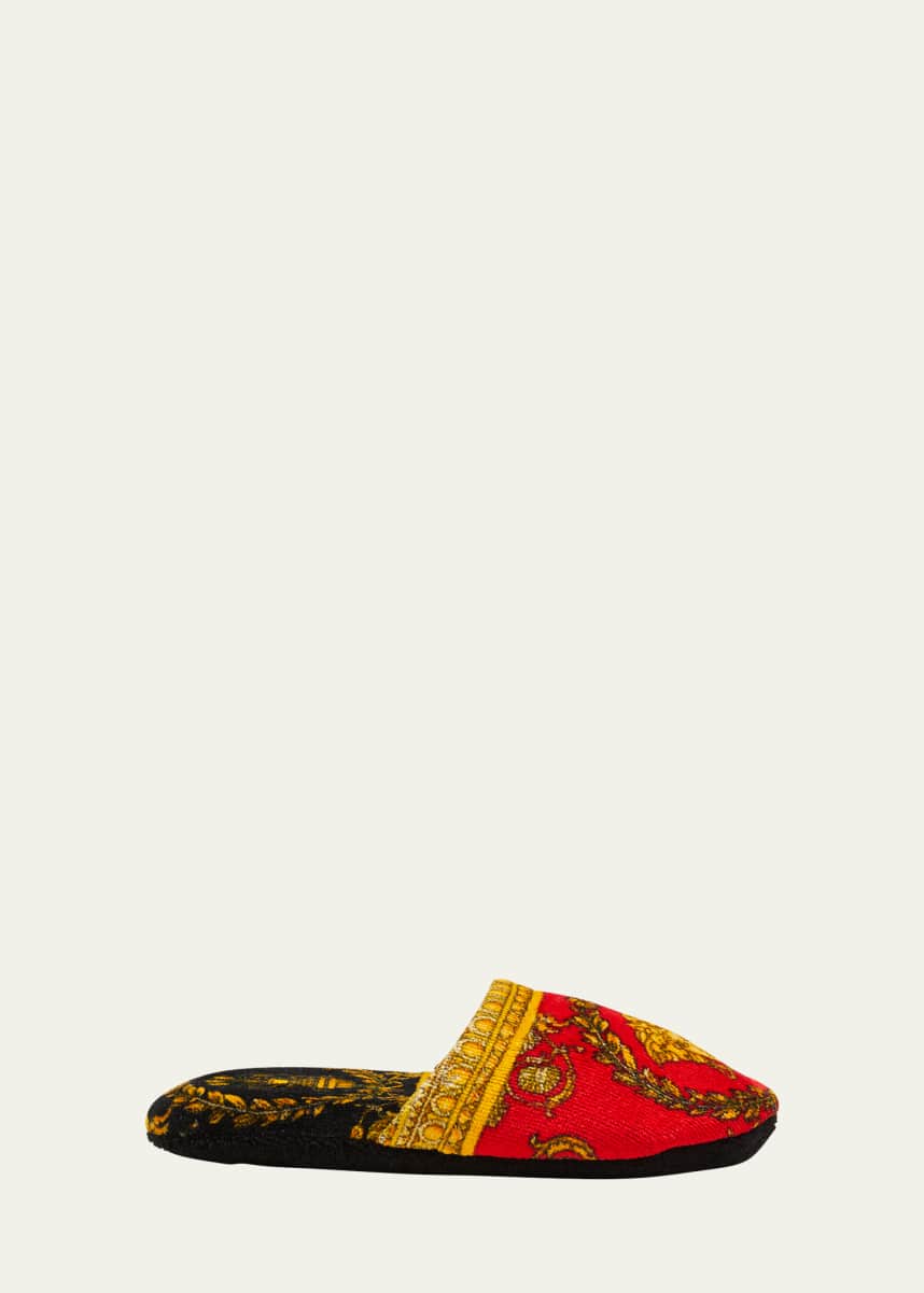 Versace Men's Medusa Head Slippers