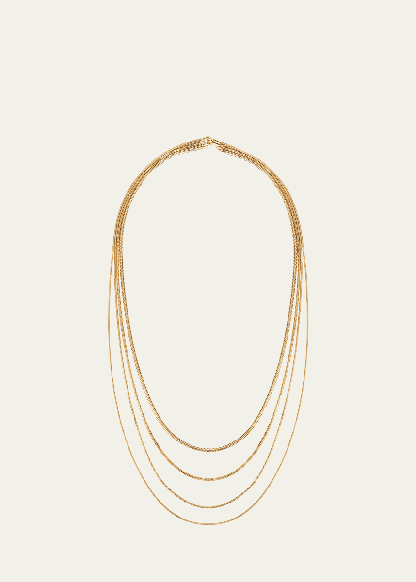 Fernando Jorge 18K Yellow Gold Layered Chain Necklace