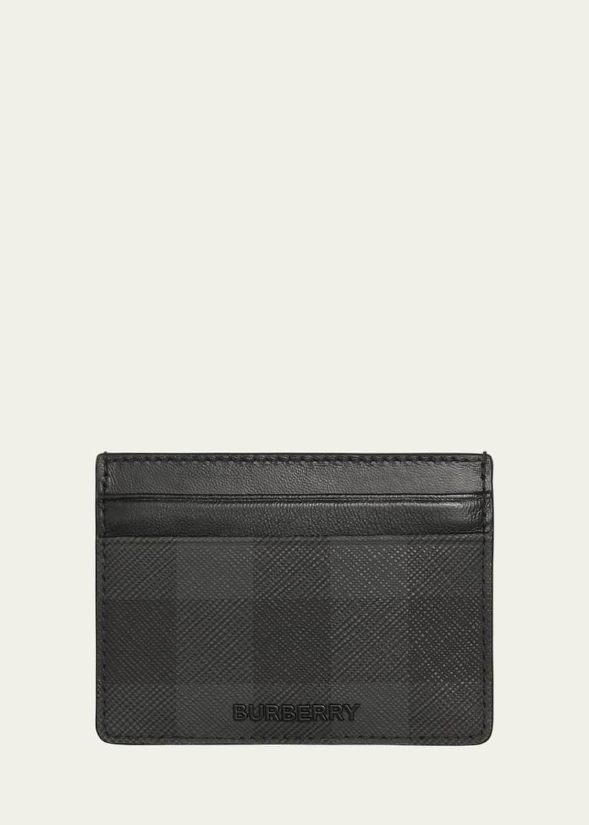 Burberry Men's Sandon Check Logo Card Case