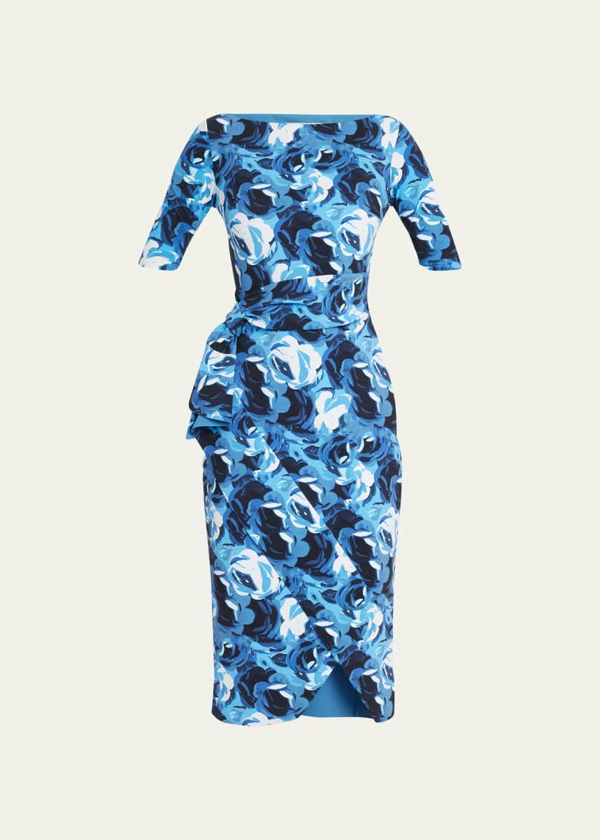 Chiara Boni La Petite Robe Mimmaly Floral-Print Sheath Dress
