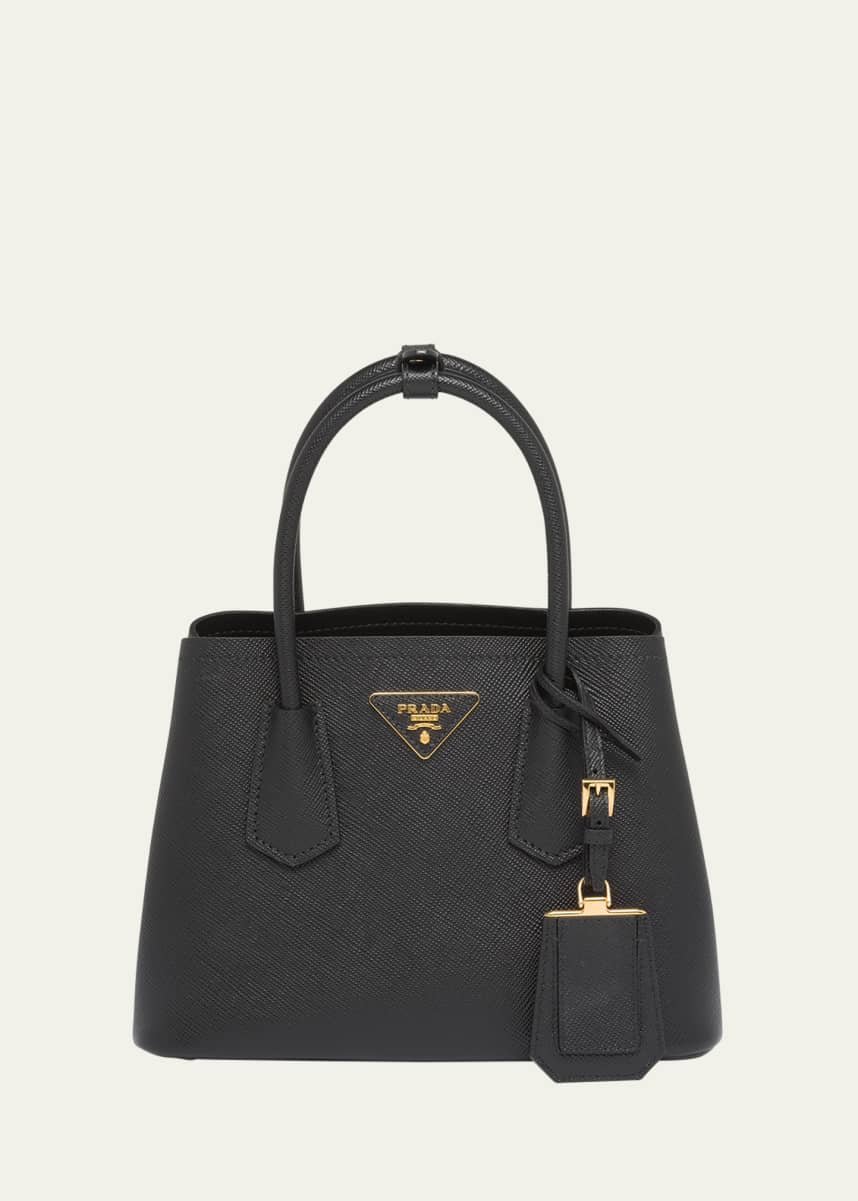 Prada Mini Saffiano Leather Top-Handle Bag