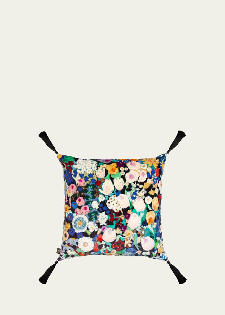 House of Hackney Woodstock Large Tassel Velvet Cushion