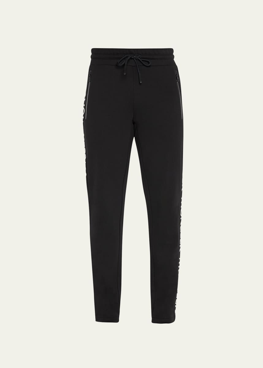 Moncler Men's Logo-Tape Sweatpants