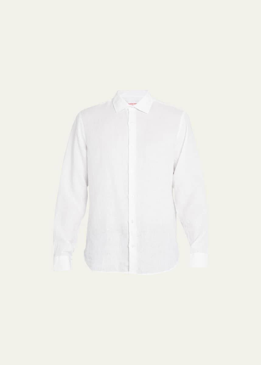 Orlebar Brown Men's Giles Linen Sport Shirt