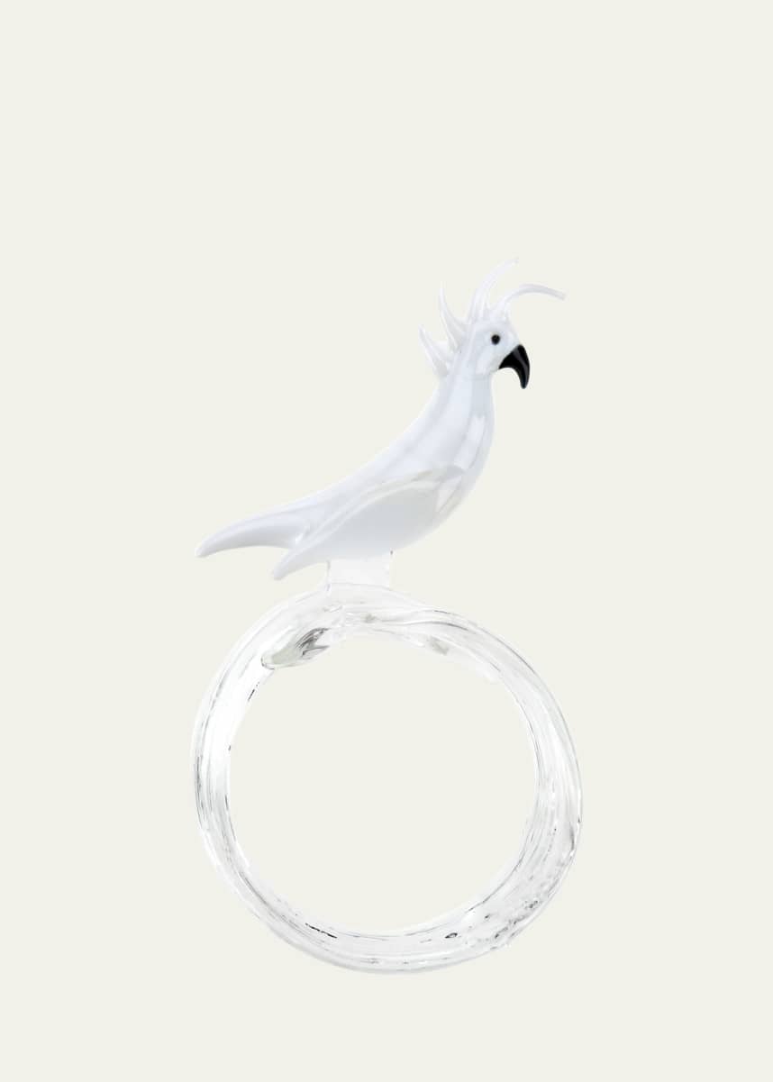 Casarialto WHITE COCKATOO NAPKIN RING