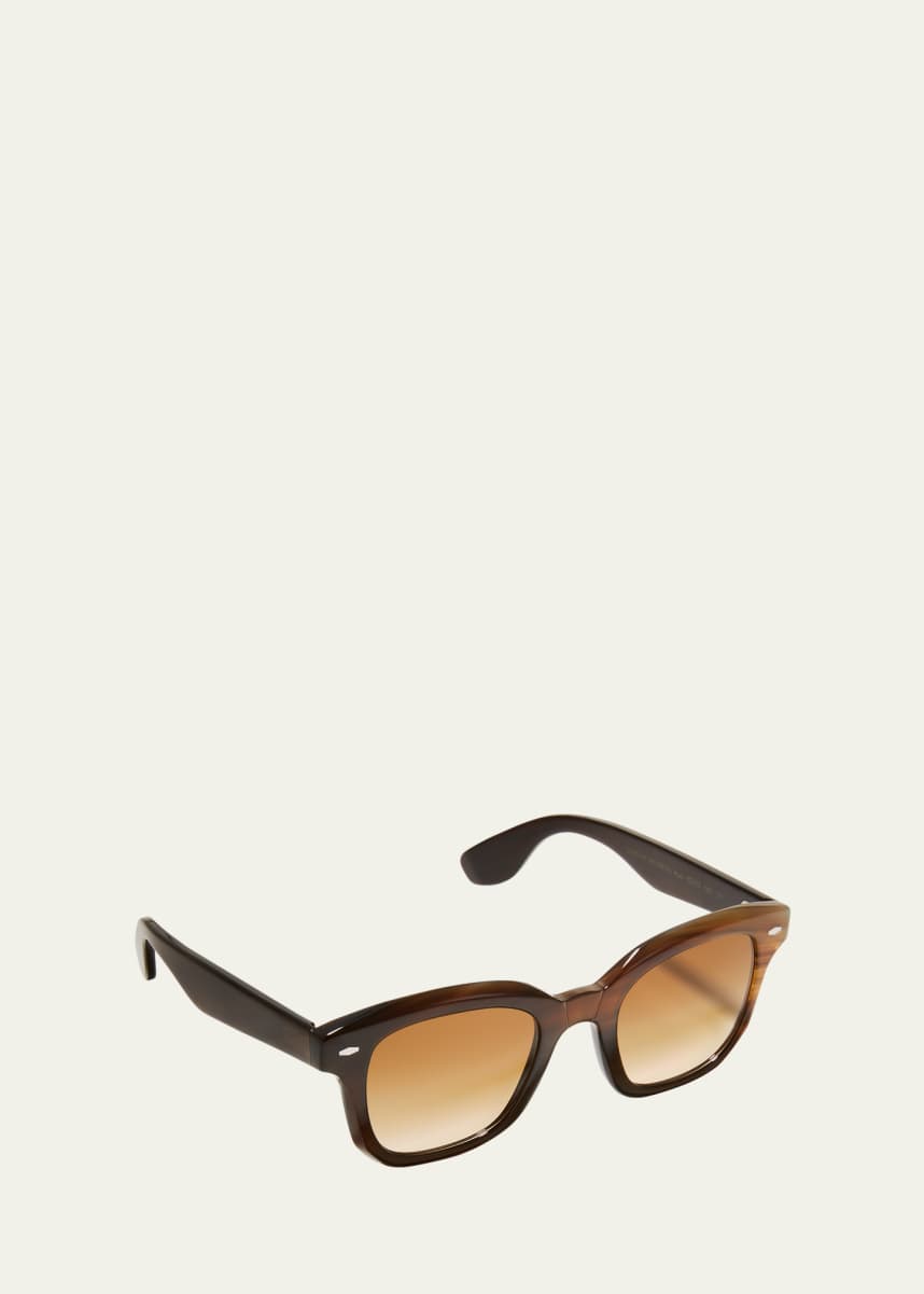 Brunello Cucinelli & Oliver Peoples Filu in Buffalo Horn Sunglasses