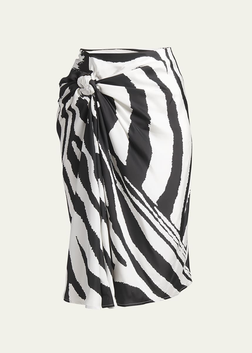 Bottega Veneta Women Printed Silk Skirt main image 1