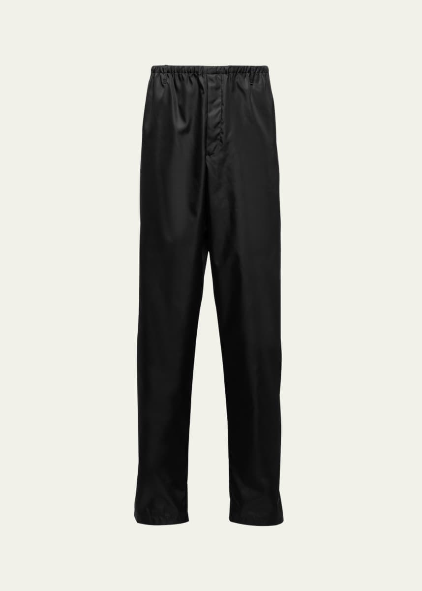 Prada Men's Re-Nylon Loose-Fit Pants