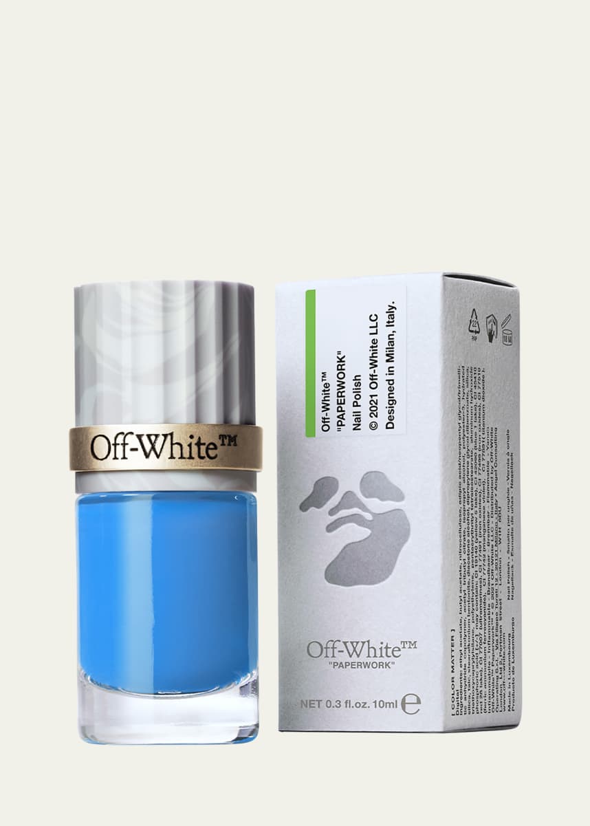 Off-White Paperwork Color Matter Nail Polish, Digital