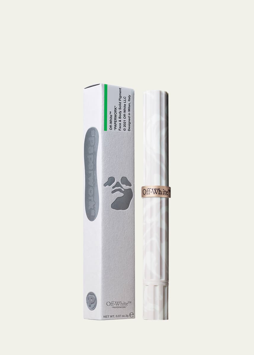 Off-White Paperwork Imprint Face & Body Solid Pigment, Lucid