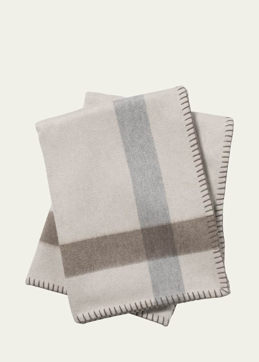 Sofia Cashmere Double-Face Cashmere Throw Blanket, 56" x 72"