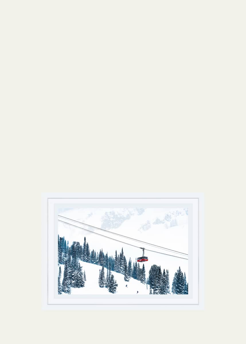 Gray Malin "The Aerial Tram, Jackson Hole" Mini Print