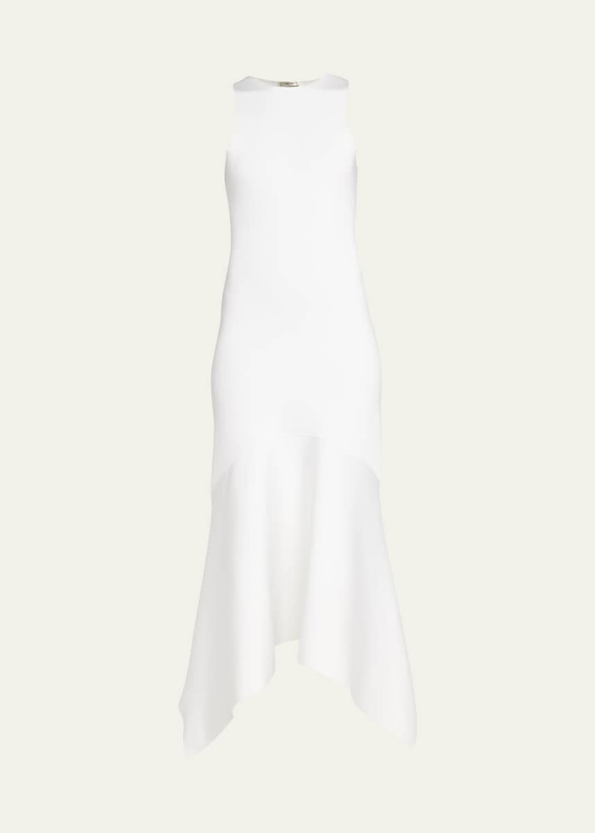 THE ROW Olinda Fit-And-Flare Midi Dress