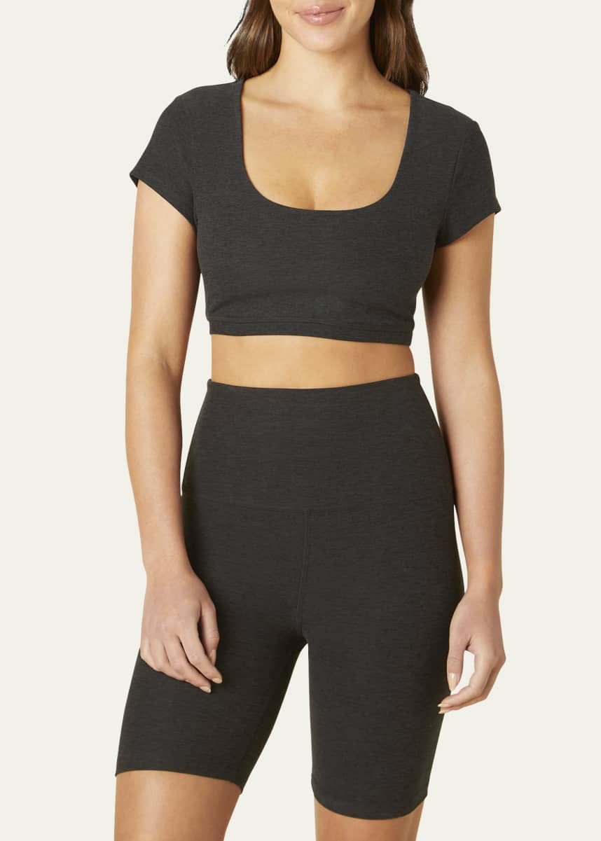 Beyond Yoga Wide Neck Cropped Tank
