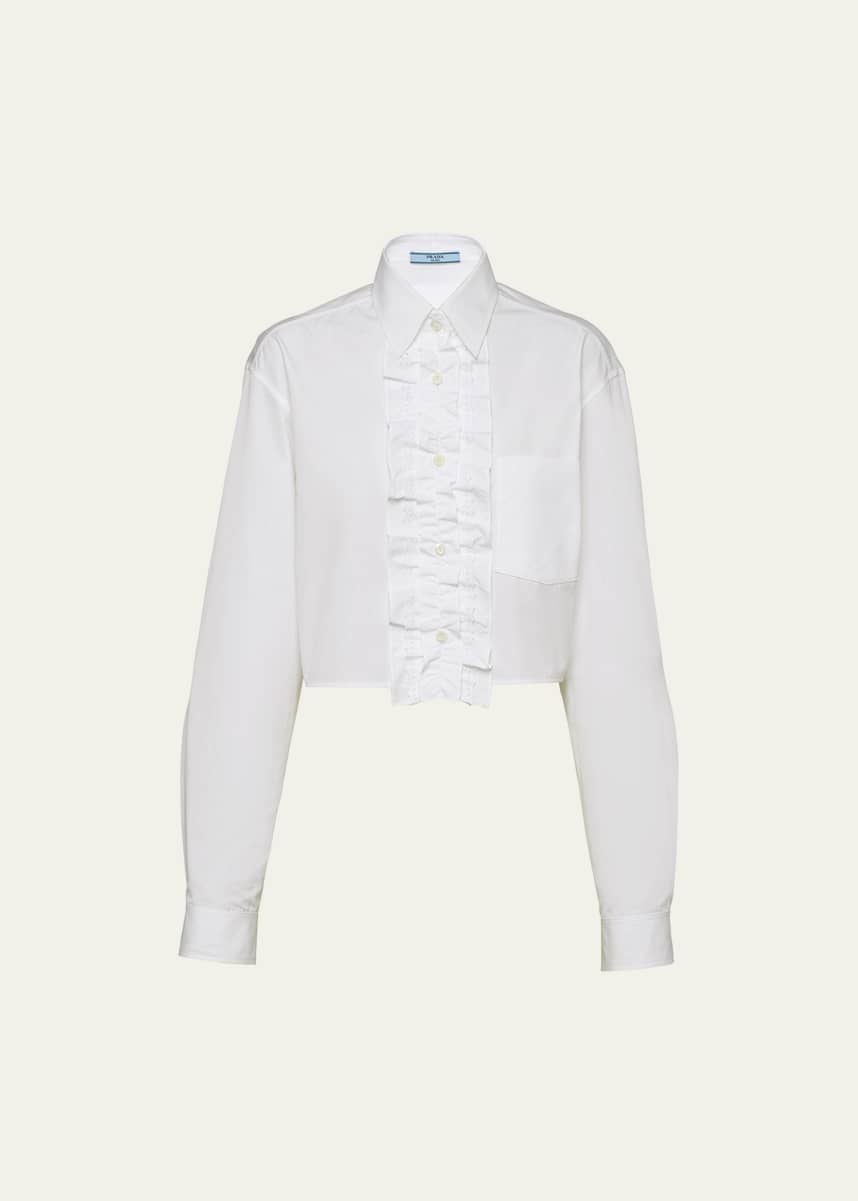 Prada F/W 2016 sailor top with detachable hood and collar — JAMES VELORIA