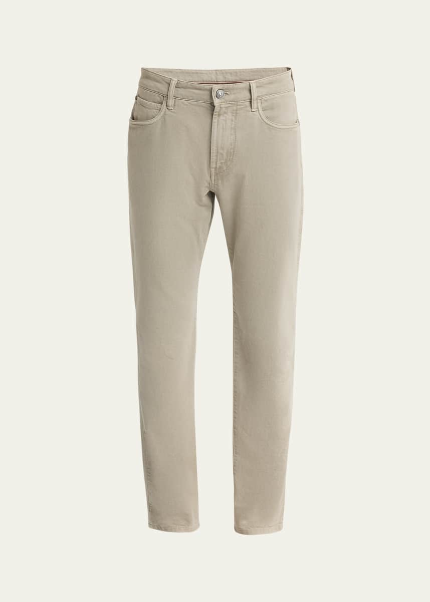 Loro Piana Men's Straight Leg 5-Pocket Pants