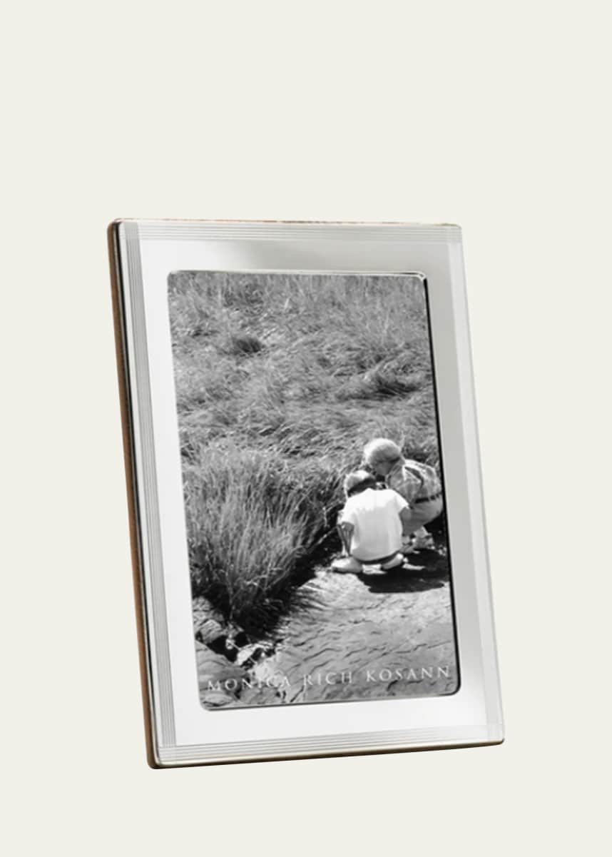 Monica Rich Kosann Cross Hatch Stripe 8" x 10" Picture Frame