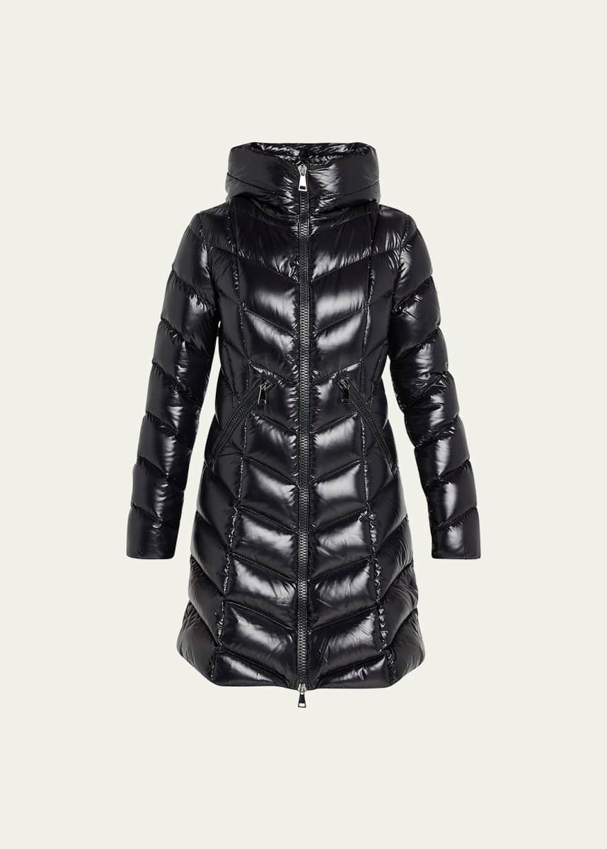 Designer coats with fur hood deals