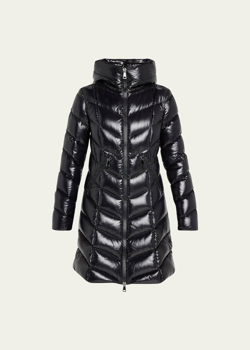 Moncler Maire Shiny Puffer Jacket with Removable Hood - Bergdorf Goodman