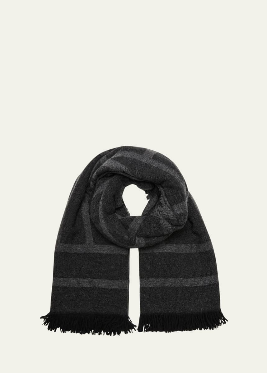 Toteme Monogram Wool-Cashmere Scarf