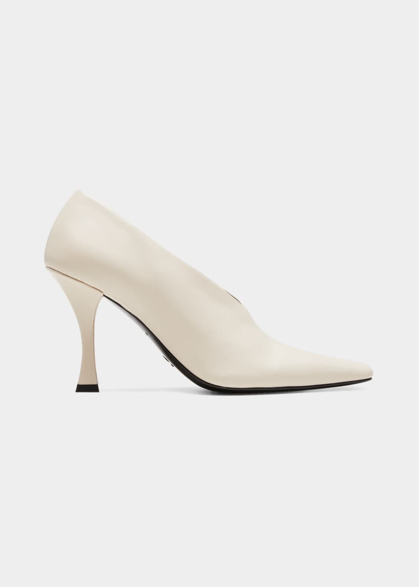 Proenza Schouler Trap High-Cut Lambskin Pumps
