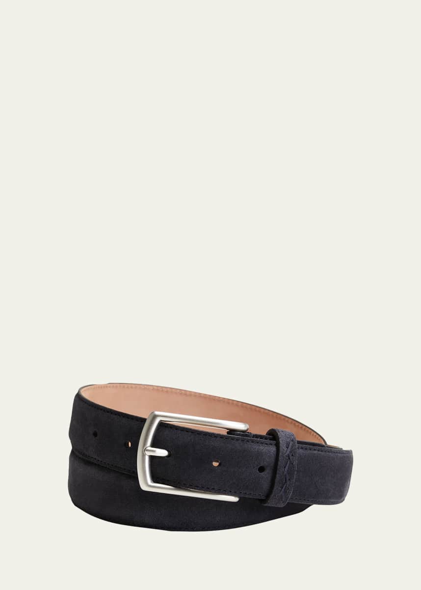 Off-White Arrow Reversible Leather Buckle Belt, Pink / Brown, Women's, 38in / 95cm, Belts Leather Belts