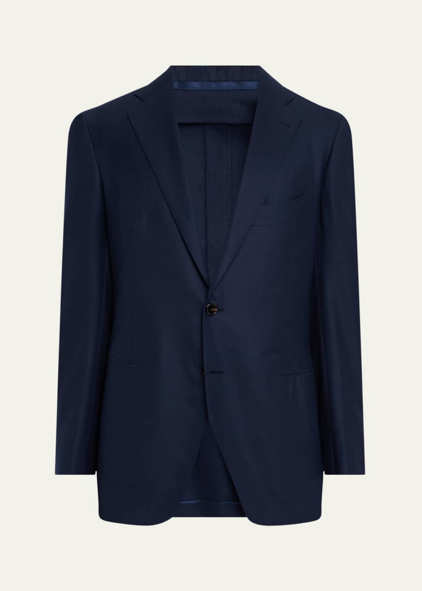 Cesare Attolini Men's Deconstructed Wool Two-Button Blazer