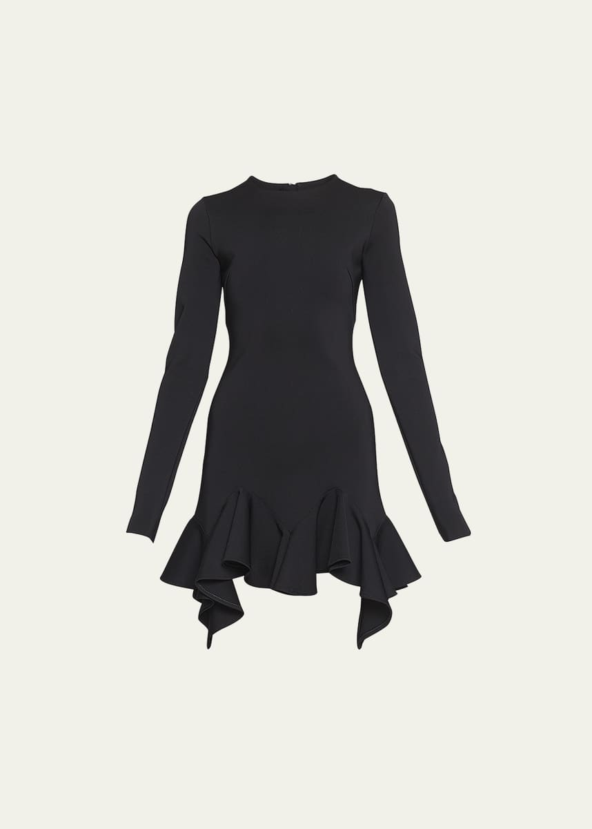 Givenchy Punto Milano Ruffle Mini Dress