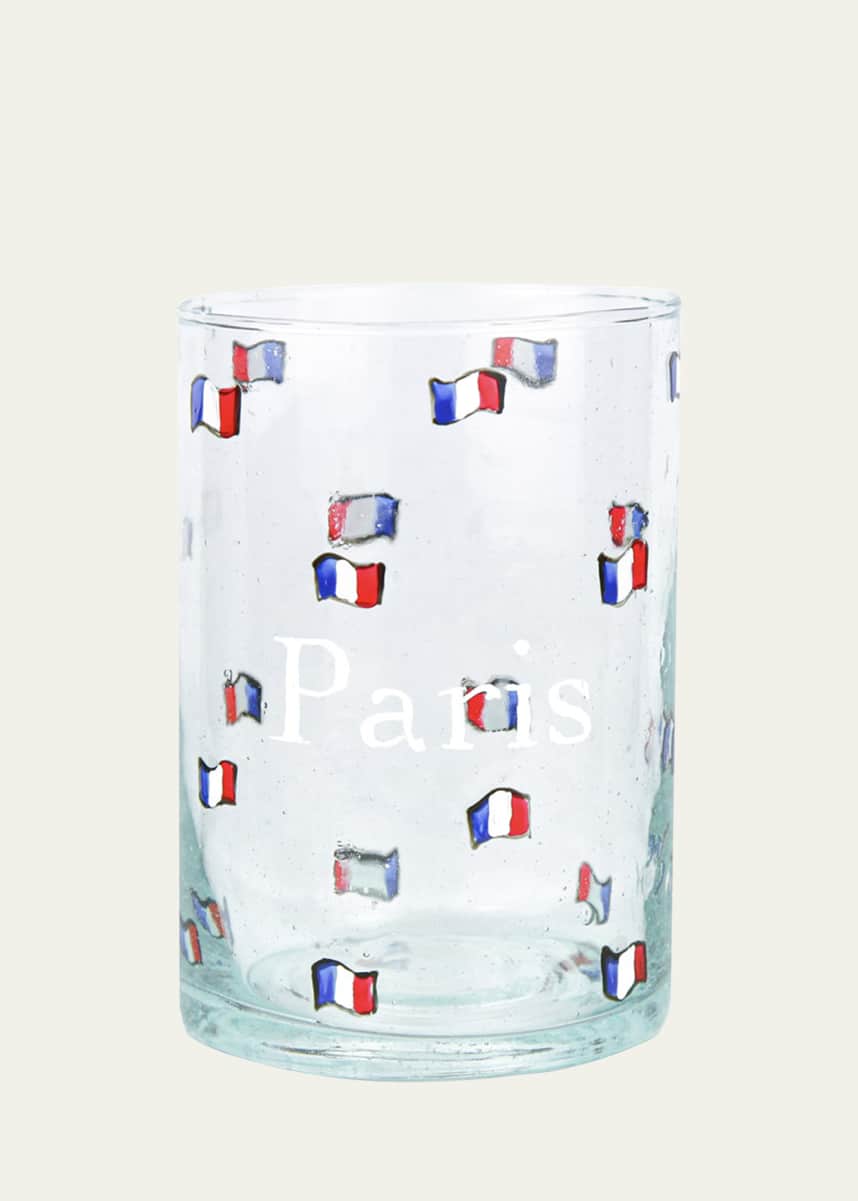 MARIN MONTAGUT Drapeaux Paris Drinking Glass