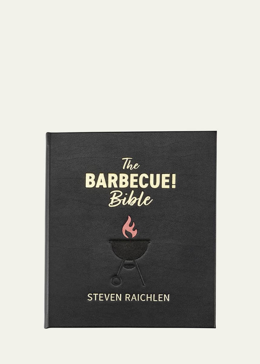 Graphic Image "The Barbecue Bible" Leather Bound Book