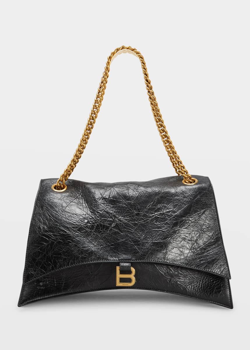 Balenciaga Neo Cagole City Monogram Denim Shoulder Bag - Bergdorf Goodman