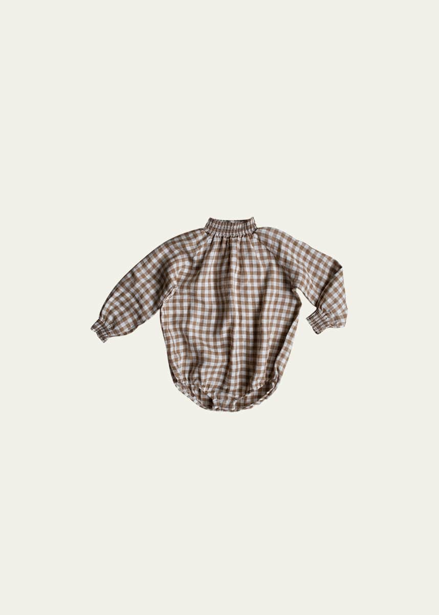 The Simple Folk Kid's The Gingham Bodysuit, Size 3M-7