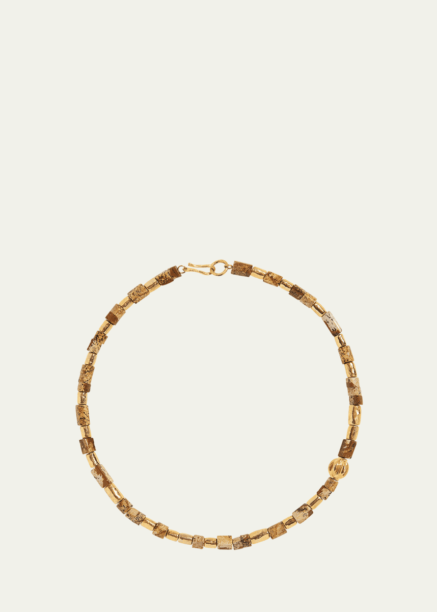 Pamela Love Valentine Necklace with Jasper