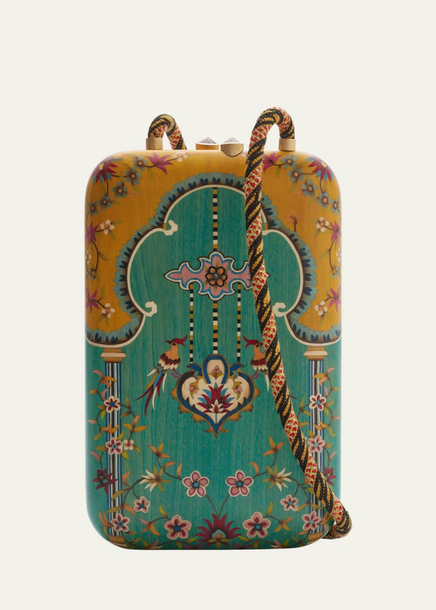 Silvia Furmanovich Unisex Silk Road Marquetry Handbag