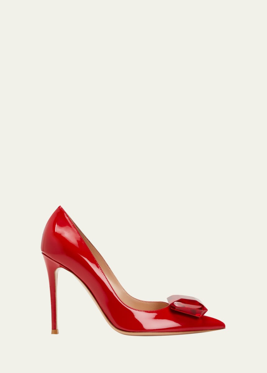 Gianvito Rossi Jaipur Jewel Patent Pumps